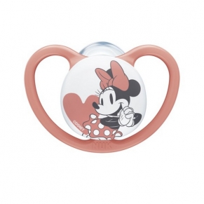 NUK - биберон залъгалка силикон 6-18 мес. 1бр Space Mickey+ box